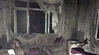 Yangında Evde Mahsur Kalan Kadın Öldü
