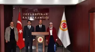 Şehit Aileleri Derneği Ceylanpınar Kaymakamını Ziyaret Etti