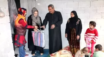 Suriyeli Mültecilere Yardım Malzemesi Dağıtıldı