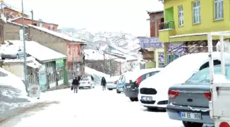 Çelikhan'da, Kar Yağışı