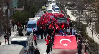 Sarıkamış Şehitleri İçin Elazığ'da Yürüdüler