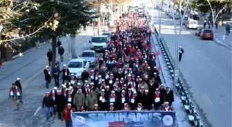 Tokat'ta, Sarıkamış Şehitlerini Anma Yürüyüşü Düzenlendi