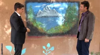 Beyşehir'de Okul Duvarları Resimlerle Süsleniyor