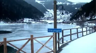 Uzungöl'ün Maskotu 'Tahta Araba' Kış Testini Geçti