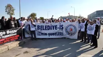 İşçilerden Sendika Eylemi