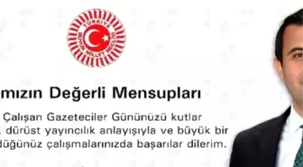 Kırşehir Protokolü Çalışan Gazeteciler Günü İçin Mesaj Yayımladı
