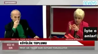 Yaşar Nuri Canlı Yayında Gülgün Feyman'a Hakaret Etti