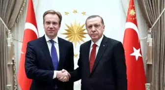 Norveç Dışişleri Bakanı Brende Cumhurbaşkanlığı Sarayı'nda