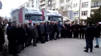 Bayır-bucak Türkmenlerine Yardım Tır'ları Yola Çıktı