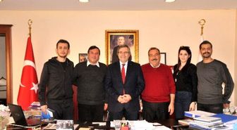 Türkiye Halkoyunları Federasyonu Temsilcilerinden Başkan Mirza'yı Ziyaret