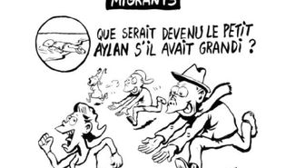 Charlie Hebdo'daki 'Alan Bebek' Karikatürü Fransa'da Polemik Yarattı