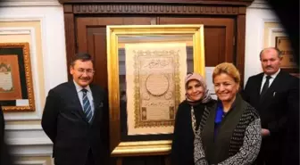 Başkan Gökçek, Tezhip Sergisi Açtı