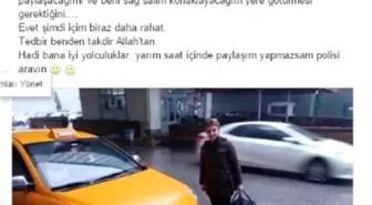 Minibüs ve Taksiye Binmeye Korkan Kadınlara Örnek Güvenlik Önlemi