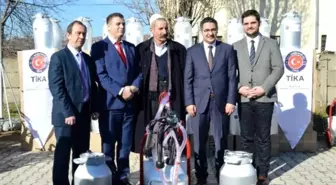 Kosova Mitroviça'da Süt Üreticilerine Tika Desteği