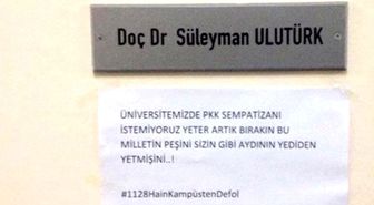 Barış Bildirisini İmzalayan Akademisyen Üniversitesinde Tehdit Edildi