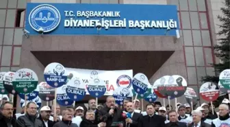 Diyanet-sen Üyelerinden Diyanet İşleri Başkanlığına Destek Eylemi