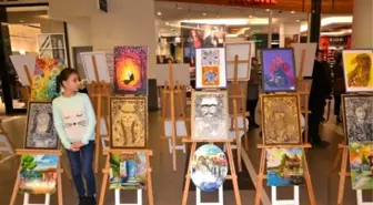 Manisa Bilim ve Sanat Merkezi Öğrencileri Resim Sergisi Açtı