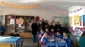 Güvenlik Ortaokulu Öğrencilerinden Köy Okullarına Kültürel Destek
