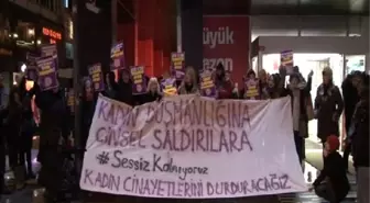 Bağdat Caddesi'ndeki Tecavüz Olayına Kadınlardan Kınama...