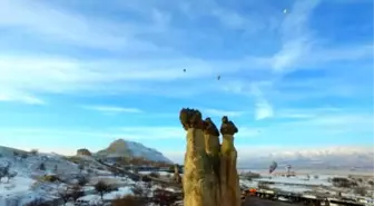 Kar Altındaki Kapadokya Bir Başka Güzel