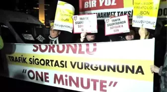 Zorunlu Trafik Sigortası Ücretleri Protesto Edildi