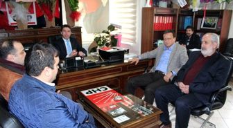 Malatya Müteahhitler Derneğinden Chp'Ye Ziyaret