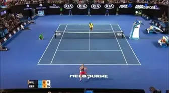 Angelique Kerber'den Harika Savunma ve Sayı!