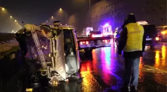 Bolu Dağı Tüneli Çıkışında Ticari Araç Takla Attı 7 Yaralı