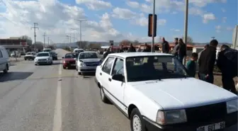 Işıklarda Meydana Gelen Kazada Yaralanan Olmadı