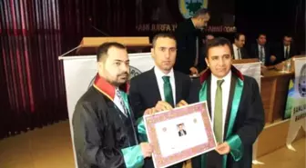 Şanlıurfa'da Stajyer Avukatlar Cübbelerini Giydi