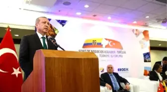 Cumhurbaşkanı Erdoğan, Türkiye-Ekvador İş Konseyi Toplantısında Konuştu