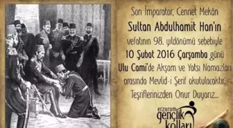 Ak Partili Gençler, Sultan Abdülhamid Han'ı Fatihalarla Anacak