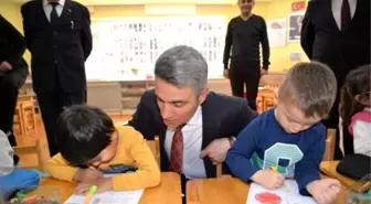 Anaokulu Öğrencileri Vali Aydın Baruş'u Ağırladı