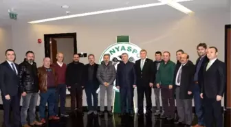 Başkan Akyürek, Torku Konyaspor Yönetim Binasını Ziyaret Etti