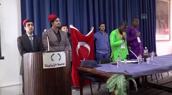 Tunus'ta Türk Öğrenciler Ülkelerini Tanıttı