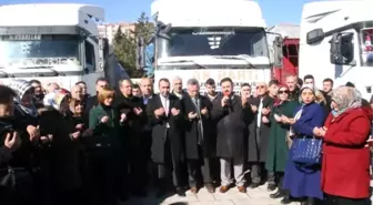 AK Parti Yozgat İl Teşkilatından Bayırbucak Türkmenlerine 6 Tır Yardım Gönderildi