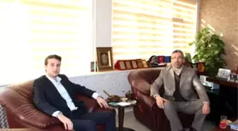 Sarıcakaya Kaymakam Vekili Cıdıroğlu'dan Başkan Güler'e Ziyaret