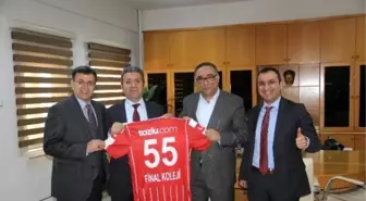 Samsunspor'dan Final'e Teşekkür Ziyareti