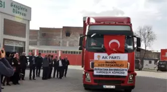 İnegöl AK Parti'den Bayırbucak'a İki Tır Yardım