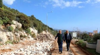 Kaş'ta Kanalizasyon Çalışmaları