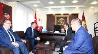 Rektör Şahin'den Başkan Tutal'a Taziye Ziyareti