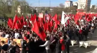 Kosova?nın Bağımsızlığın 8?inci Yıl Dönümünde Muhalefetin Düzenlediği Protestoya 100 Binin Üzerinde...