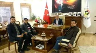 Damat İbrahim Paşa Gençlik Derneği'nden Borsa Başkanı Salaş'a Ziyaret