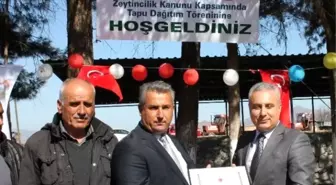 Hassa'da 80 Kişiye Tapu Dağıtıldı