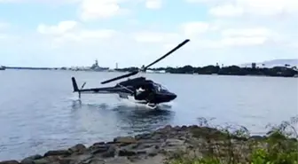 Turist, Helikopterin Suya Çakılmasını Anbean Kaydetti