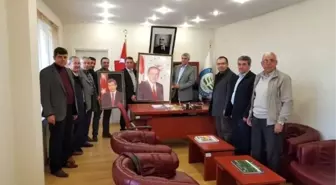 AK Parti Çan İlçe Teşkilatından Başkan Göymen'e Ziyaret