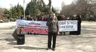 28 Şubat'ın 19. Yılı - İnanç Özgürlüğü Platformu 'Postmodern Darbeyi' Protesto Etti