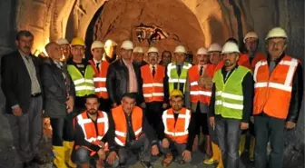 Zile İçme Suyu Barajında 320 Metrelik Tünelde Işık Göründü