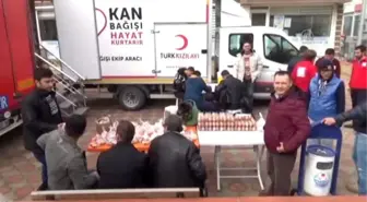 Kan Bağışlayana 'Cins Tavuk Yumurtası' Hediye