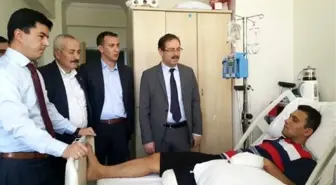 AK Parti Yozgat Milletvekili Abdulkadir Akgül, GATA'da Tedavi Gören Yozgatlı Gazi Astsubay'ı...